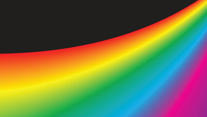 minimalist background vector design of a colorful line
