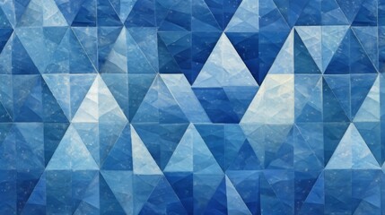 Obraz premium Abstract Blue Geometric Pattern