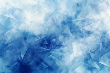 Obraz premium Abstract Blue Geometric Pattern