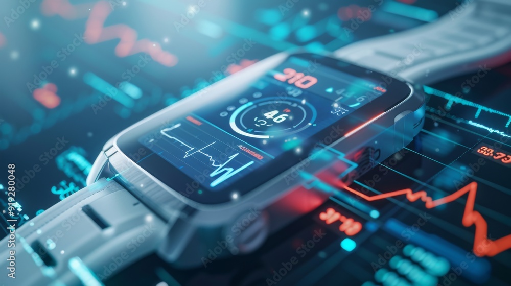 Poster conceptual design of a smart health monitoring system with wearable technology and real-time analyti