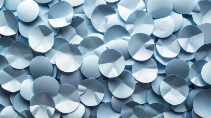 Abstract Blue Circles Pattern