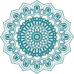 Mandala design with white background 