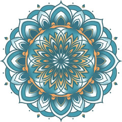 Colorful mandala design background  