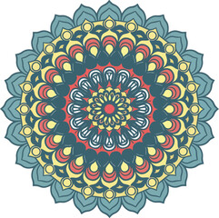 A colorful mandala background 