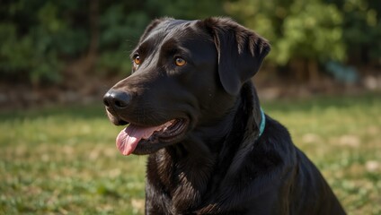 Fototapeta premium portrait of golden retriever