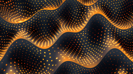 Dotted line geometric seamless pattern vector image