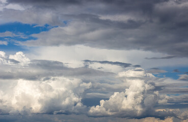 blue sky with clouds