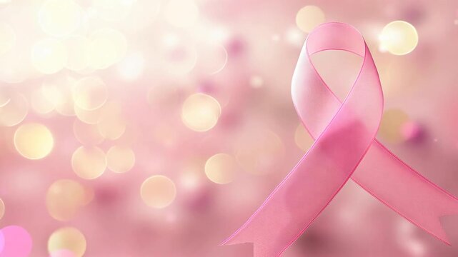 Pink ribbon is reminding us about the importance of breast cancer awareness, prevention and early diagnosis. Perfect for october health campaigns