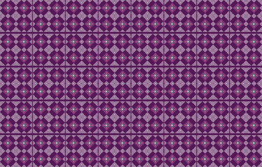 Ethnic monochrome seamless pattern. Background with Aztec geometric patterns. Print with a tribal theme. Fabric from the Navajo people. Abstract wallpaper in a modern style. Illustration in vector 