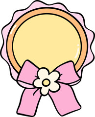 Coquette Girly medal school supplies