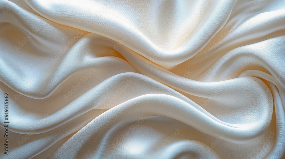 Aufkleber light satin smooth fabric background. design element, abstract background. generative ai