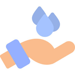 Hand Water Icon