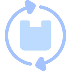 Obraz premium Plastic Recycle Icon