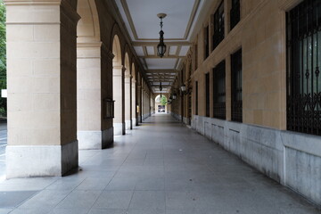 Urbanscape in the city of San Sebsatian, Spain