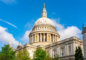 St. Paul's cathedral in London, UK