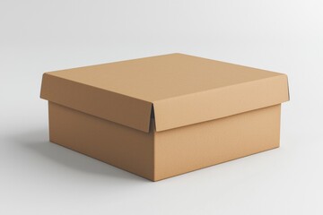 Paper Box Mockup A4 on isolated background created with Generative AI