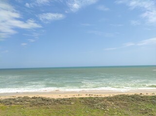 Kanyakumari Beach in the afternoon