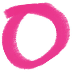 pink circle frame