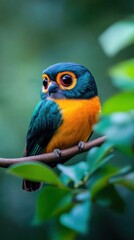 Obraz premium Adorable Owl Perched on a Branch