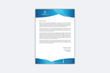 Creative letterhead design template