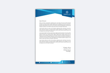 Creative letterhead design template