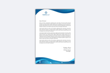 Creative letterhead design template
