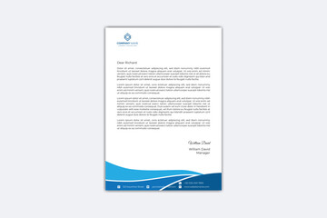 Creative letterhead design template