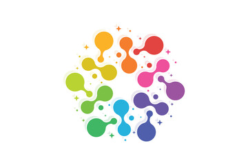 community logo vector with modern concept design