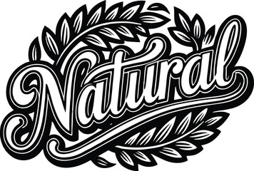 Fototapeta premium vector illustration of a floral design natural 