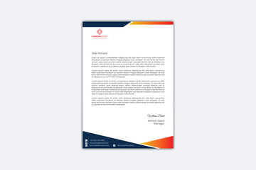Professional creative letterhead design template