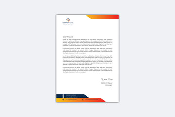 Professional creative letterhead design template