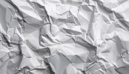 Obraz premium The texture of white paper is crumpled. Background for various purposes. 