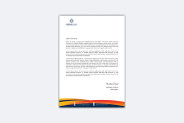 Professional creative letterhead design template