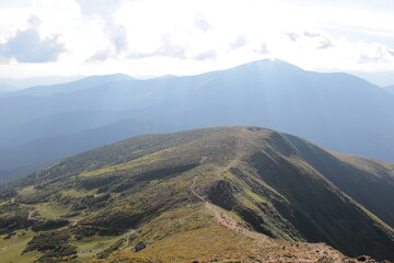 landscape with clouds