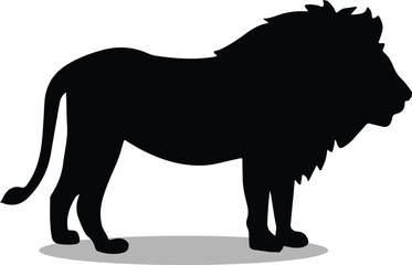 Lions Silhouette, Lions Vector Silhouette, Lions cartoon Silhouette, Lions illustration, Lions icon Silhouette, Lions Silhouette illustration