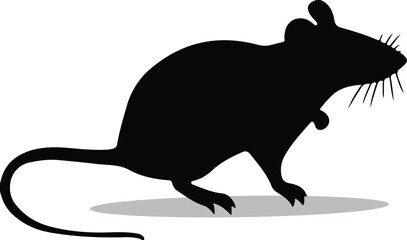 Mice Silhouette, Mice Vector Silhouette, Mice cartoon Silhouette, Mice illustration, Mice icon Silhouette, Mice Silhouette illustration