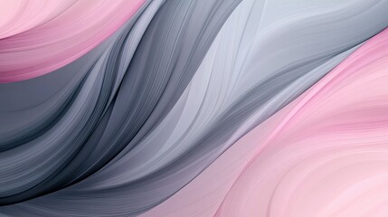 Subtle swirling waves in light slate gray, dark slate gray, and pink, creating a modern unobtrusive banner background that is both elegant and stylish.