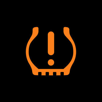 Low tire pressure symbol discount