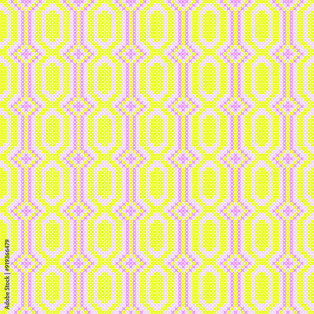 Poster seamless vector pattern. modern stylish texture. repeating geometric tiles with rhombus