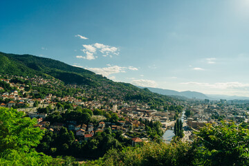 General view of Sarajevo city, Bosnia and Herzegovina.
