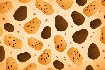 seamless background with circles