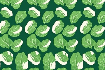 green leaves pattern