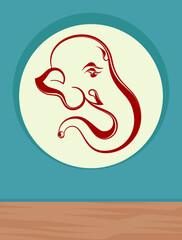 Fototapeta premium Ganesha The Lord Of Wisdom M_2408002