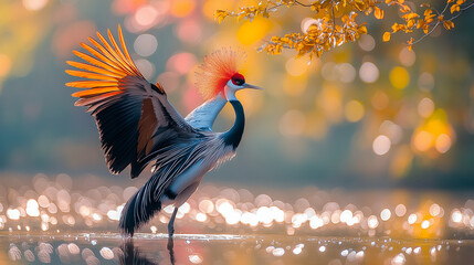 The most beautiful Crowned Crane in the world