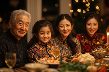 A Chinese New Year family gathering