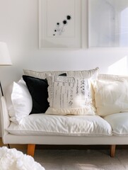 Modern Living Room with Couch
