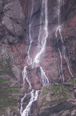 Rothbach Waterfall near Konigssee lake in Berchtesgaden National Park, Germany