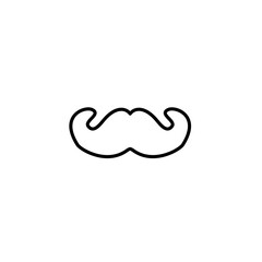 Mustache icons. Vector illustration