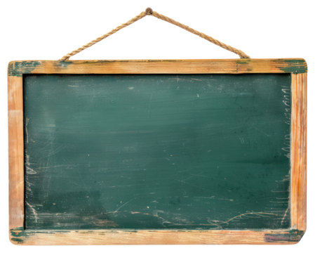 PNG Vintage wooden framed chalkboard