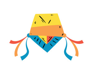 box kite fly isolated